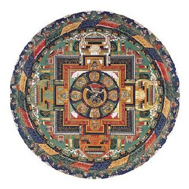Mandala de Vajrabhairava - Art Tibétains 150 pièces