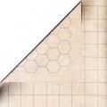 Battlemat reversible (carré - hexagone) - 60 cm x 66 cm 0
