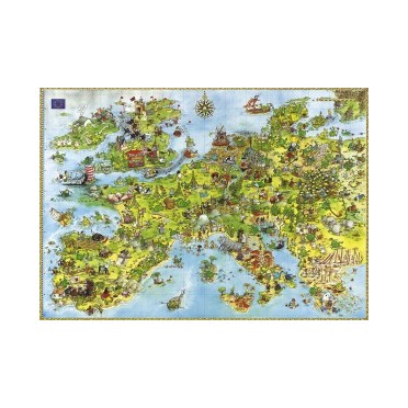 Puzzle - United Dragons de Marino Degano - 4000 Pièces