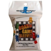 100 Board Game Sleeves 41x63mm