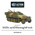 Bolt Action  - GermanSd.Kfz 251/1 ausf D halftrack (plastic boxe) 1