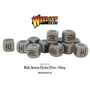 Bolt Action  - Bolt Action Orders Dice packs - Grey