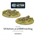 Bolt Action  - US Airborne 30 Cal MMG team firing 0