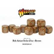 Bolt Action  - Bolt Action Orders Dice packs - Brown