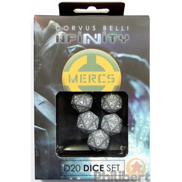 Infinity - Mercenaries D20 Dice Set