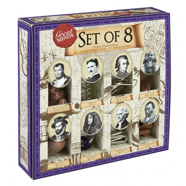 Great Minds - Set of 8 Puzzles