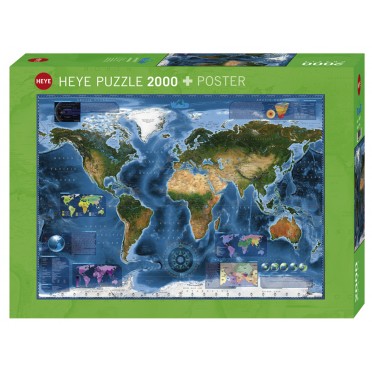 Puzzle - Satellite Map de Rajko Zigic - 2000 Pièces