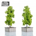 Shopping Mall: Planters with Trees 0