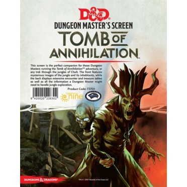 D&D DM Screen - Tomb of Annihilation