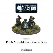Bolt Action - Polish Army Medium Mortar Team