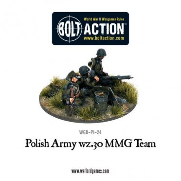 Bolt Action - Polish Army wz30.MMG Team
