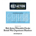 Bolt Action - British Vehicle Decals 2