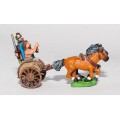 Ancient British / Gallic: Two horse Chariot with driver & spearman (assorted crew) 0