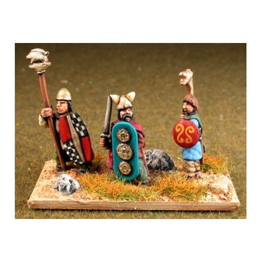 Ancient British / Gallic: Command: Chieftains, Standard Bearers & Hornist