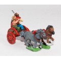 Ancient British / Gallic: Two horse Chariot with driver & chieftain 0