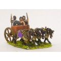 Later New Kingdom Egyptian: Four horse chariot with driver, archer and spearman 0