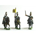 Austrian Cavalry 1805-14: Command: Dragon: Officer, Standard Bearer & Trumpeter 0