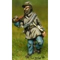 Union or Confederate: Infantry in Kepi & Frock Coat with blanket roll, advancing 0