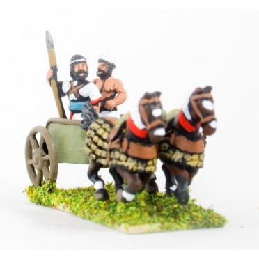 Sea Peoples: 2 Horse Chariot with General & driver
