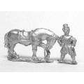 Chin Chinese: Early Chinese horse holders, two men with four horses 0