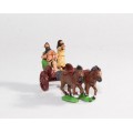 Caledonian & Pictish: Two horse Chariot with General & driver 0
