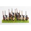 Arab spearmen with round shields, assorted poses 0