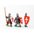Frankish Knights on foot, Large Shields, assorted 0