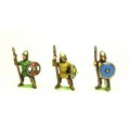 Dark Age: Medium Spearmen with helmets & round shield 0
