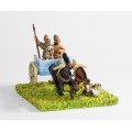 Mycenaean & Minoan Greek: Two horse chariot with driver & longspearman 0