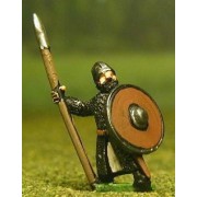 Late Medieval: Isleman / Galloglaich in Mail Coat with Round Shield & Spear