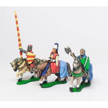 Command: Mounted Lady with two Bodyguards 1150-1300AD