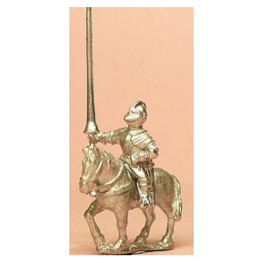 Renaissance 1520-1580AD: Mounted Men at Arms in Closed Helmets with Lance