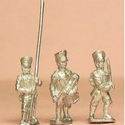 Prussian 1814-15: Command: Musketeers or Grenadier Officers, Standard Bearers & Drummers