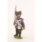 French: Line Infantry 1793-1806: Grenadier in Bicorne, advancing with Musket upright
