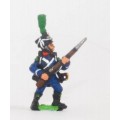 French: Light Infantry (Leger): Carabinier, Chasseur or Voltiguer in Shako with front plume 0