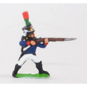 French: Young Guard 1809-1815: FlanqueursGrenadiers or FlanqueursChasseurs: Standing, firing