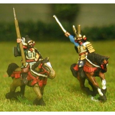Samurai: Mounted General with Bodyguard