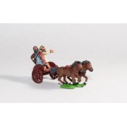 Scots Irish: Two horse Chariot with driver & General
