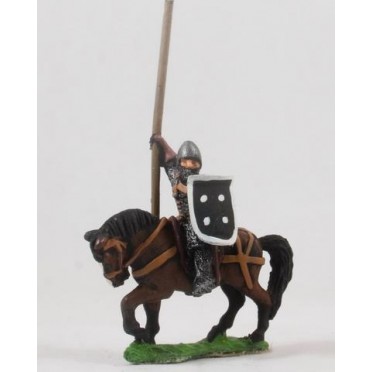 Serbian Empire: Knights 1300-1400AD in Mail with Lance & Shield, on Unarmoured Horse