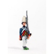 AWI German: Grenadier advancing, with shouldered Musket