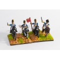 British Cavalry 1800-13: Command: Light Dragoon Officer, Standard Bearer & Trumpeter 0