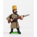 Russian: Militia in Greatcoat & Felt Hat with Musket 0