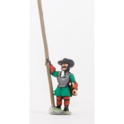 European Armies: Heavy Pikemen in Hats with pike upright