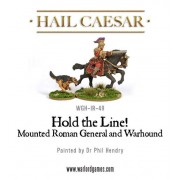 Hail Caesar- Early Imperial Romans: Mounted Roman General and Warhound
