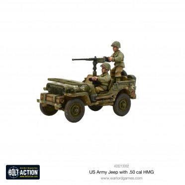 Bolt Action - US Army Jeep with 50 Cal HMG