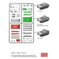 15mm WW2 German Panther Ausf D, A and G Tank 1