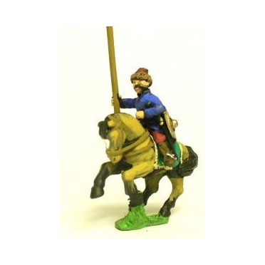 16-17th Century Cossacks: Mounted Lancer with Bow & Shield