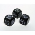 Open Combat specialist dice - Black 0