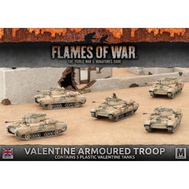 Valentine Armoured Troop (Plastic)