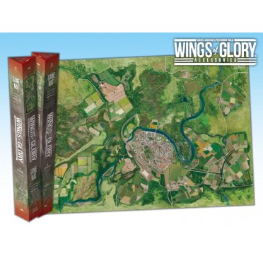 Terrain Mat Tissue - Wings of Glory : Game Mat City - 68x98